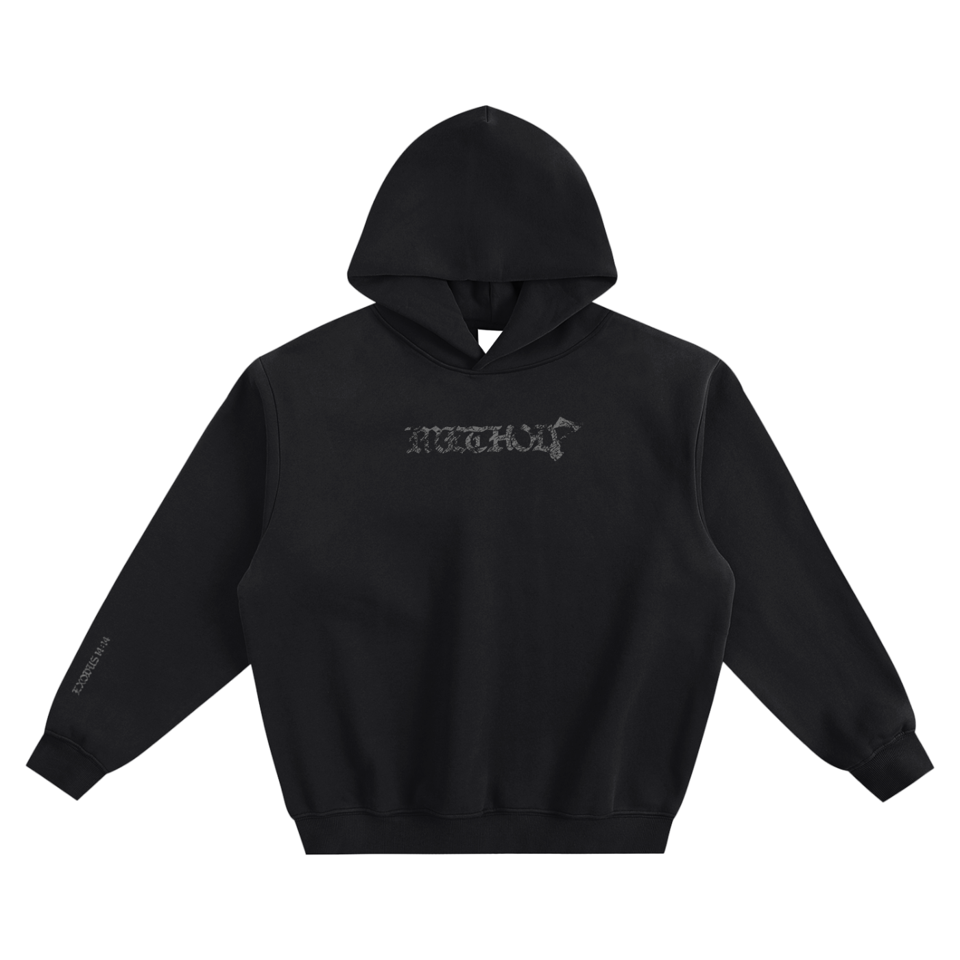 Exodus 14:14 Sleeve Reminder METHOD7 Hoodie