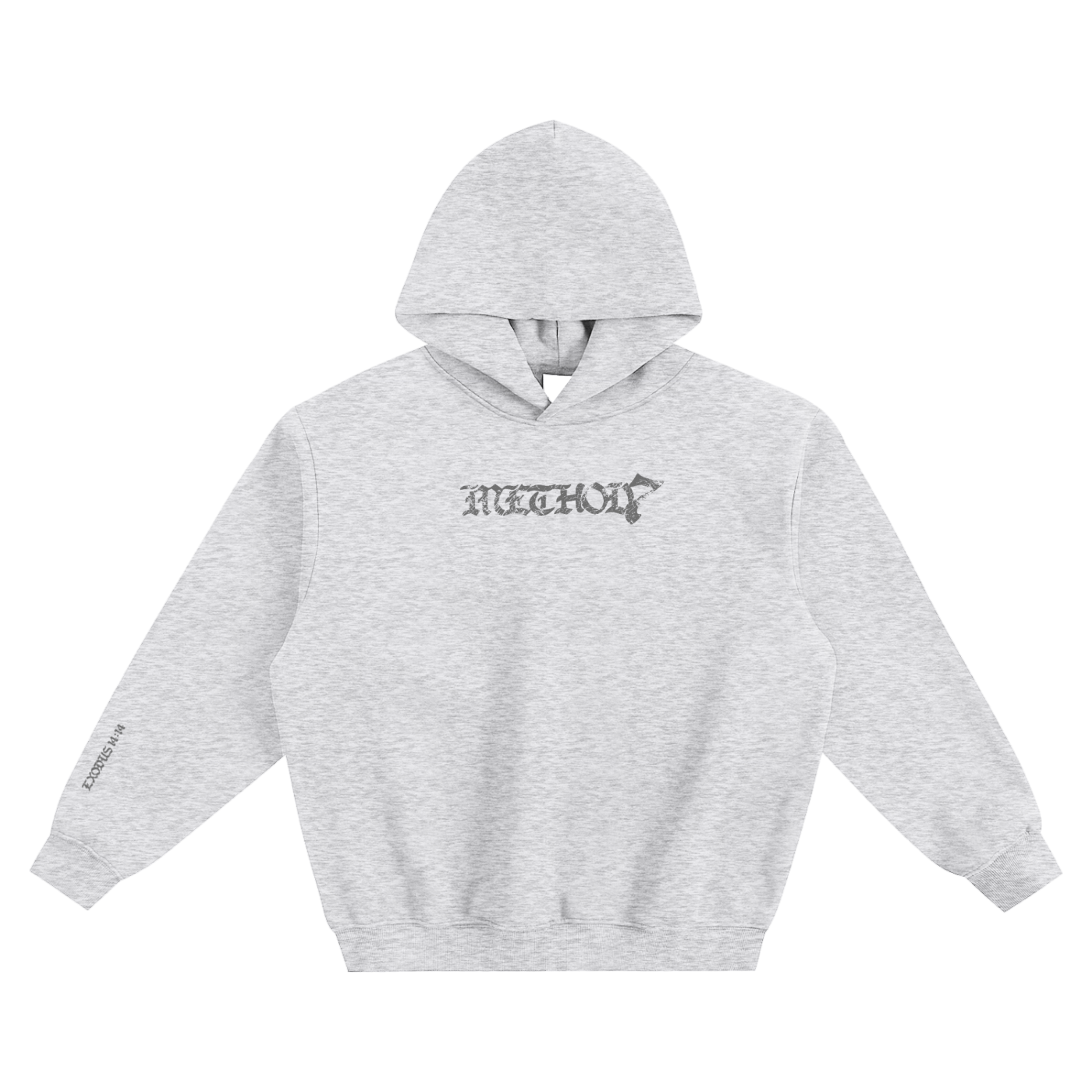 Exodus 14:14 Sleeve Reminder METHOD7 Hoodie
