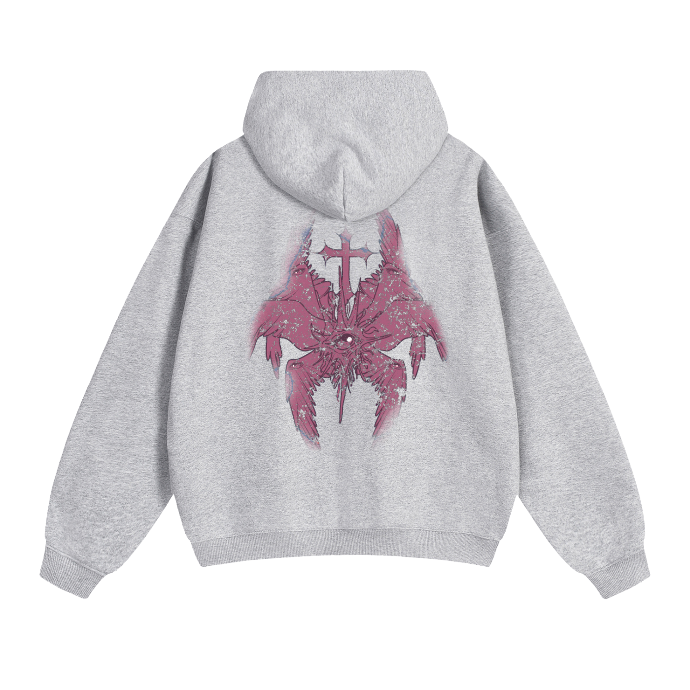 angel,pink,grey,gray,dark,red