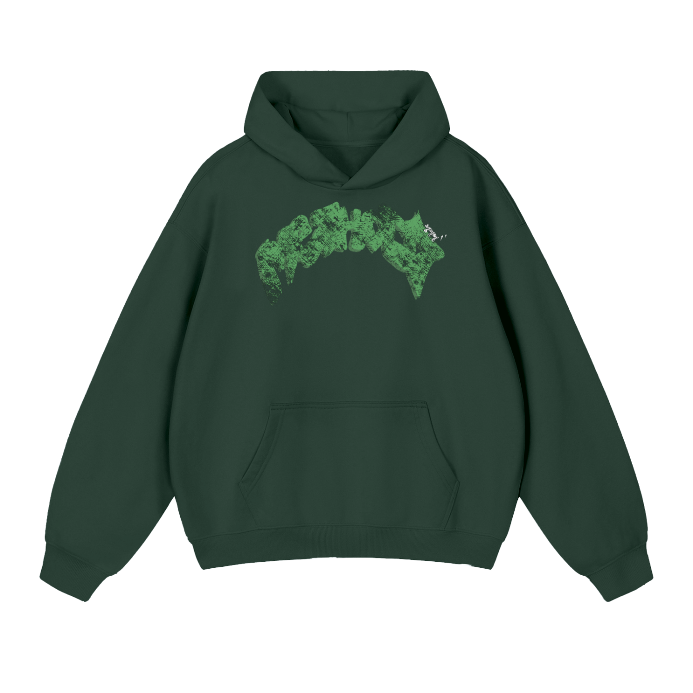 Green METHOD7 Heavyweight Hoodie