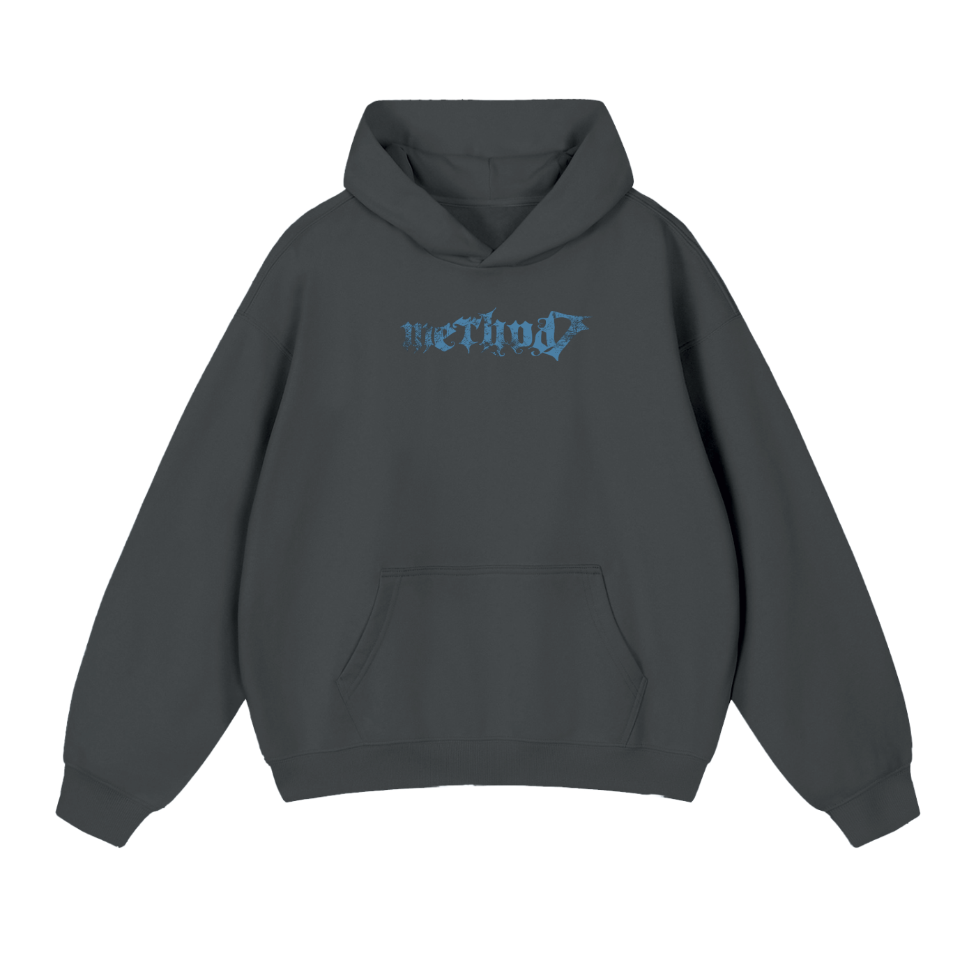 Ice Blue Method7 Oversized Heavyweight Hoodie