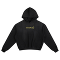 Yellow Faded Black Hoodie